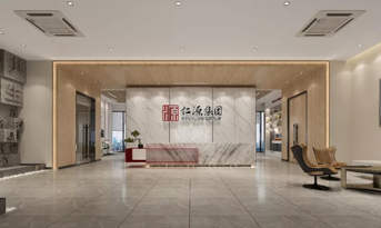 生物科技公司辦公室裝修效果圖，現(xiàn)代簡(jiǎn)約的科學(xué)養(yǎng)生