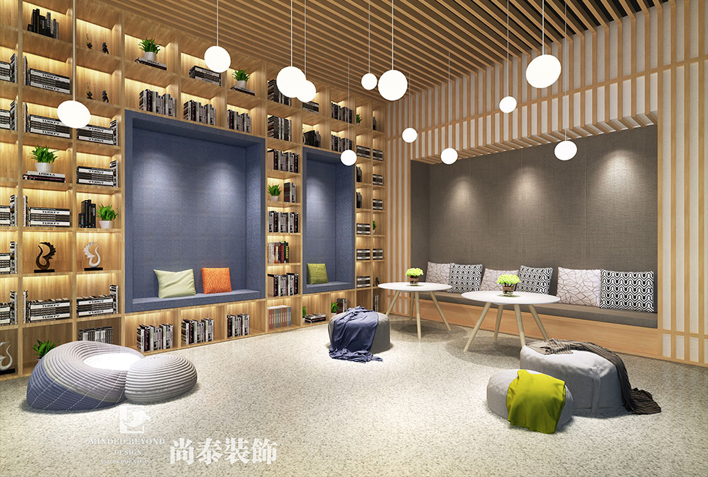 深圳前?；鹦℃?zhèn)金融科技公司辦公室設(shè)計(jì)效果圖 
