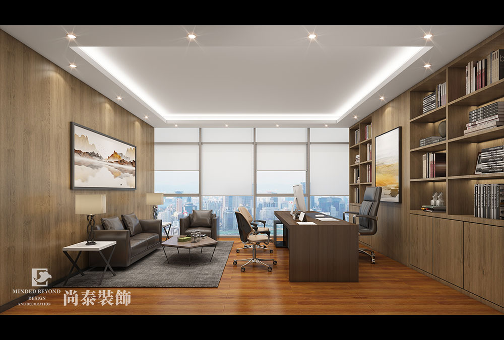 深圳龍崗啟迪協(xié)信科技園電子自動化科技公司辦公室設(shè)計(jì)效果圖